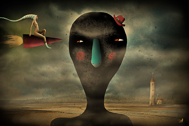 fairy on a rocket!
